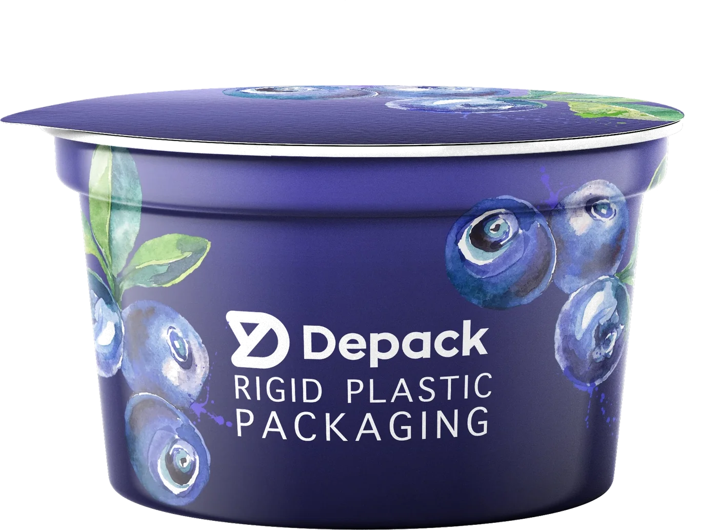 Depack blueberry concept cup render